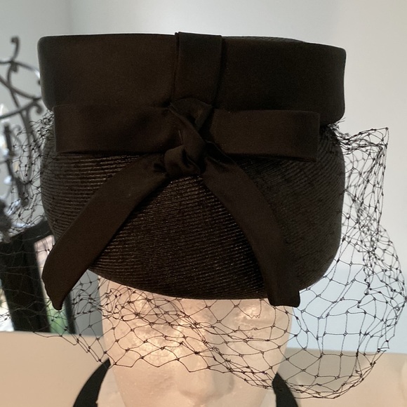 VTG Union Made Black Hat with Black Netting. main image 6